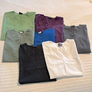 Scrub top- bundle of 7